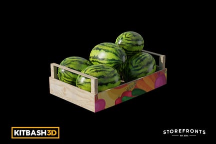 Preview: Kitbash: Storefronts - Box of Watermelons