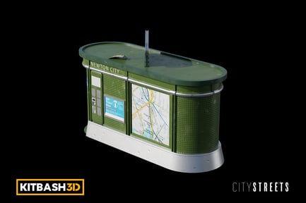Preview: Kitbash: City Streets - Public restroom