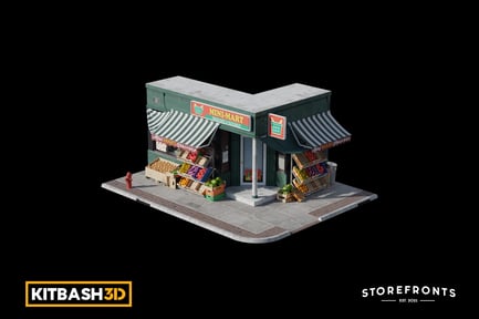 Preview: Kitbash: Storefronts - MiniMart Groceries