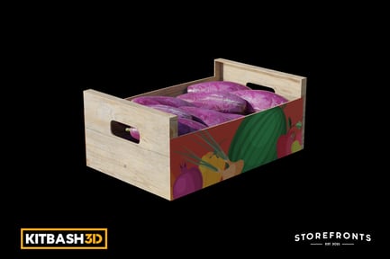 Preview: Kitbash: Storefronts - Box of Eggplants