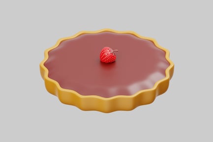 Preview: Abstract shape with yellow border and brown center.