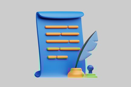 Preview: Community charter agreement with inkwell