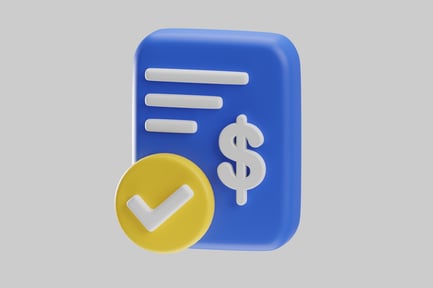 Preview: Financial approval document with dollar