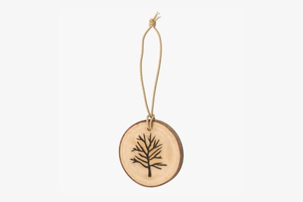 Preview: Wood Slice Tree Ornament