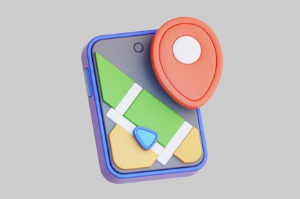 Aperçu: Carte de voyage et épingle de localisation