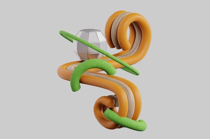 Preview: Abstract composition of geometric shapes and colors