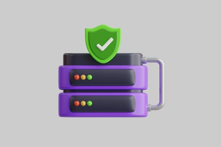 Preview: Protected server stack with shield