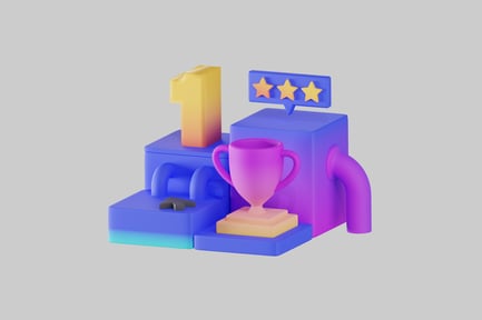 Preview: Abstract ranking reward platform trophy