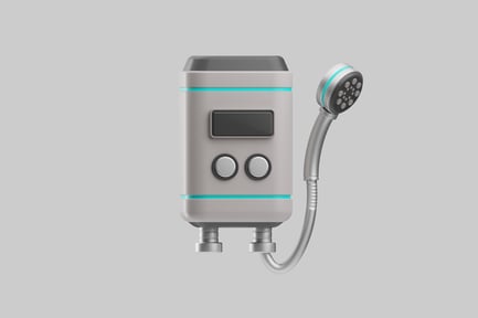 Aperçu: Système de chauffage de douche domestique moderne