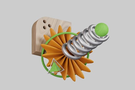 Preview: Vibrant Colored Wall Toy