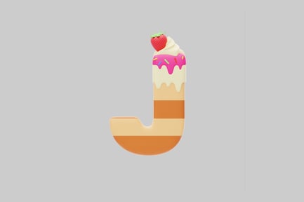 Letter j dessert treat