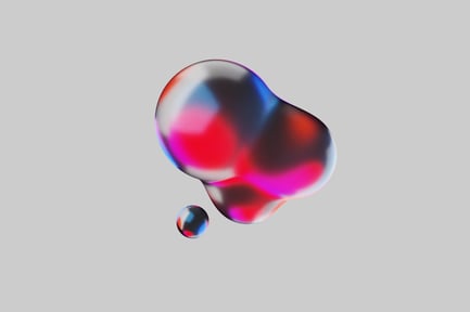 Preview: Liquid colorful blob with orb