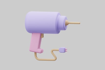 Preview: Cartoon corded drill toy