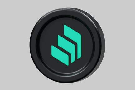 Preview: Circular Object with Teal Logo