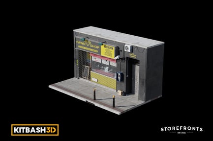 Preview: Kitbash: Storefronts - Pawn Shop