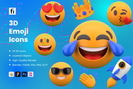 3D Emoji Emoticon